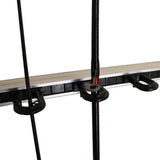 Rush Creek 40-0005 All Weather 3-in-1 Aluminum Modular Wall or Ceiling 10-Rod Rack