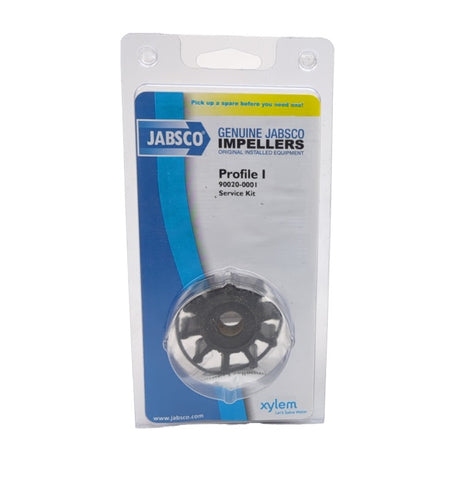 Jabsco 90020-0001 Neoprene 2” X 7/8“ 10-Blade Water Pump Impeller Service Kit 18673-0001