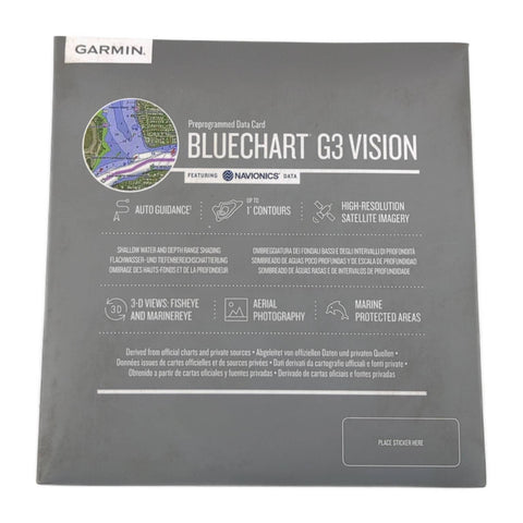 Garmin 010-11137-03 BlueChart g3 Vision SD/Micro-SD Chartplotter Chart Map Americas Regular Blank