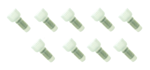 Ancor 230614 Marine Grade 22-14 AWG White Close End Nylon Pigtail Connector Lot of 9