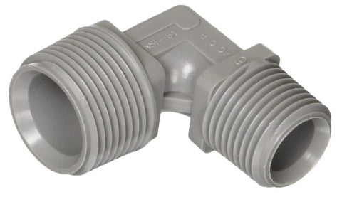 Zurn Qest Pex QE44T QickTite Pipe Fitting 3/4" MPT x 3/4" MPT 90° Male Elbow Connector Adapter