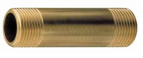 Midland Metal 40-085 40085 3/4" X 3-1/2" Red Brass Pipe Fitting Plumbing Nipple