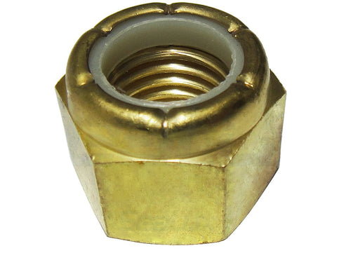 Mercury 11-69578 Genuine OEM Brass Nylon Lock 3/4" x 1-1/16" Fine Prop Nut 11-69578A