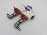 Reverso VA-2 Marine Grade Starboard White 150 PSI Oil Changer 2 Way Valve Manifold