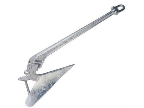 Lewmar CQR 0056507 Forged Hot Dip Galvanized 20kg/ 45lb Hinged Plow Boat Anchor