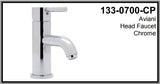 SHURflo 133-0700-CP Ambassador Marine Aviani Single Hole Head Chrome Sink Faucet
