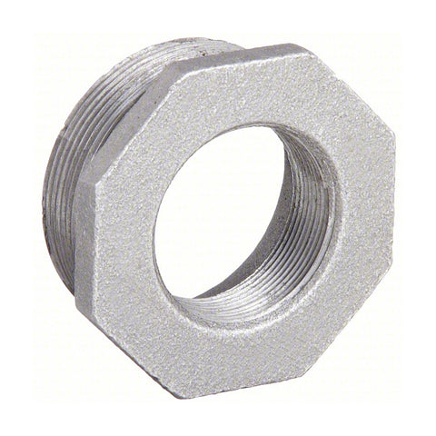 Midland Metal 62-535 62535 Stainless Steel 2-1/2” MNPT X 2” FNPT SCH 40 Hex Bushing Fitting