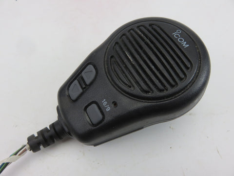 Icom HM-136B Marine HM136 Black M602 VHF Radio Speaker Mmicrophone Mic FOR PARTS OR REPAIR