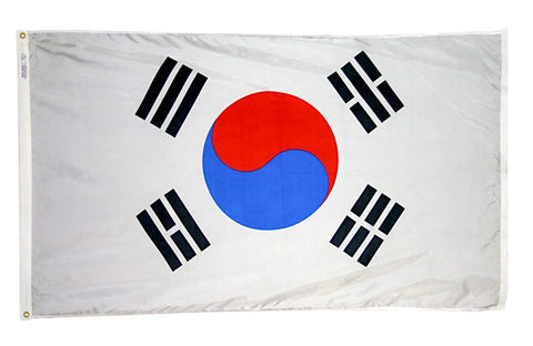 Green Grove Products 3' x 5' Premium Nylon Flag South Korea