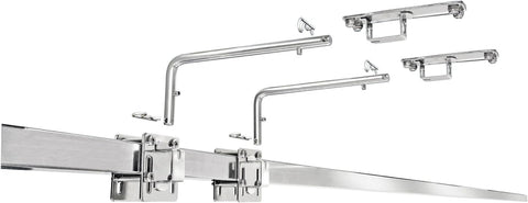 Magma T10-640 18-8 Stainless Steel Marine Grill Extended Dual Side Bulkhead or Square/Flat Rail Mount