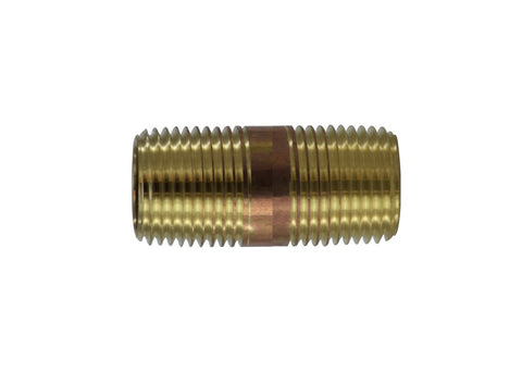 Midland Metal 40-061 40061 1/2" X 1-1/2" Red Brass Pipe Fitting Plumbing Nipple