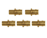 Uponor Wirsbo Q4587575 ProPEX Brass 3/4” PEX X 3/4” PB Polybutylene Coupling Fitting SHURflo 8-563-00 Lot of 5