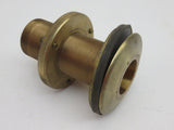 B&G 129-00-116 Vintage Hecta Hornet Harrier Hydra 31mm Bronze Flanged Thru-Hull Transducer Housing