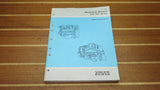 Volvo Penta 7796485-6 Genuine OEM 1994 MD Models Engine Components Workshop Manual