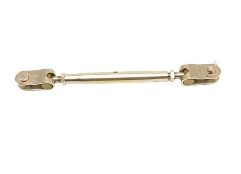 C Sherman Johnson 10-100-2 Jaw and Jaw 3/8” Stainless Steel Tubular Turnbuckle