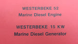 Westerbeke 32416 Genuine OEM 52 Marine Diesel Engine 15 KW Generator Parts List - Second Wind Sales