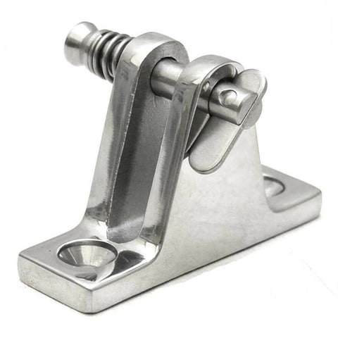 Sea Dog 270210-1 Stainless Steel Top Mount Deck Hinge Fitting with Removable Pin