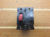 Carling AB2-X0-00-047-3G1-B A-Series Double Pole Red Toggle 15A Circuit Breaker