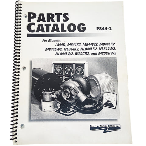 Northern Lights P844-2 Lugger Genuine OEM L844D M844K2 Parts Catalog Service Manual