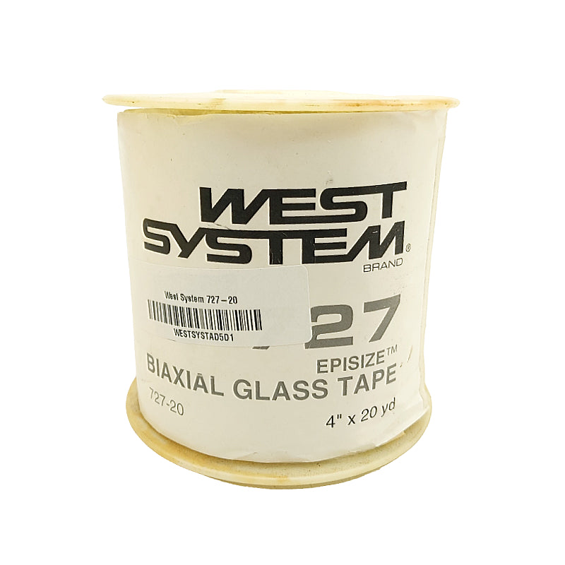 West System 727-20 Marine Episize 4 X 20 Yd E-Glass Fabric Biaxial Gla ...
