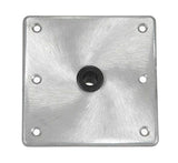 Springfield 1620016 Kingpin 7" X 7" Aluminum Satin Finish Standard Square Base