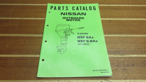 Nissan 002N21051-1 Genuine OEM NSF 8A2 9.8A2 4 Stroke Outboard Parts Catalog - Second Wind Sales