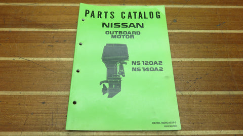 Nissan 002N21037-3 Genuine OEM NS 120A2 & 140A2 2-Stroke Outboard Parts Catalog