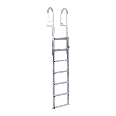 International Dock L-7 Aluminum 2” 7-Step Standard Floating Dock Lift Ladder
