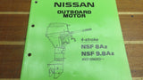 Nissan 002N21051-1 Genuine OEM NSF 8A2 9.8A2 4 Stroke Outboard Parts Catalog - Second Wind Sales