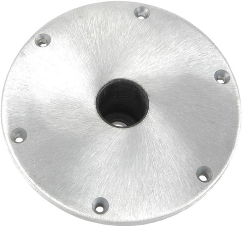 Springfield 1640002 Spring-Lock Clip-Lock Post 9″ Diameter Round Aluminum Satin Deck Base