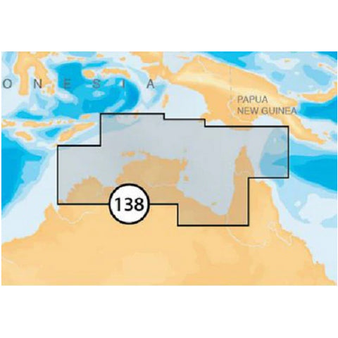Navionics MSD/8P138XL/ROW Platinum+ SD-Card Electronic Chart Map Northern Australia