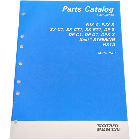 Volvo Penta 7797260-2 Genuine OEM Final Edition PJX-C SX-C1 MODEL NC Parts Catalog Service Manual