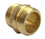 Midland Metal 30-098 30098 Brass 3/4” MGH X 3/4” MGH X 1/2" FIP Rigid Adapter Fitting