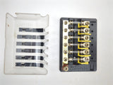 Blue Sea System 5018 Marine 6 Circuit without Negative Bus ST Glass Fuse Block