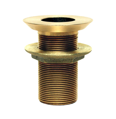 Buck Algonquin 00TH150F Boat Solid Bronze 1-1/2" Flush Thru-Hull with Flange Nut