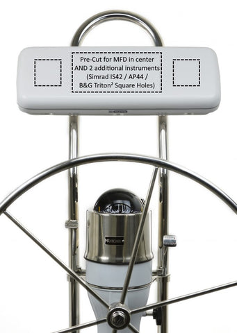 NavPod GP1600-12 SystemPod 9.5" Wide Guard Precut for evo² B&G Zeus² 7 and Simrad IS42 AP44 B&G Triton²