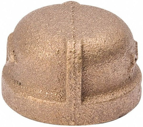 Midland Metal 44-472 44472 Marine Grade Bronze 3/8" Pipe Cap Fitting