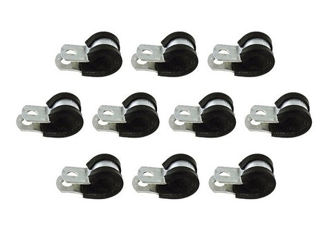 Perko 0163DP3ALU 5/16” Aluminum Rubber Cushion Single Line Support Clips (10)