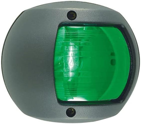 Perko 0170BSD12V Black Polymer Incandescent Starboard Green Side 12V Navigation Light