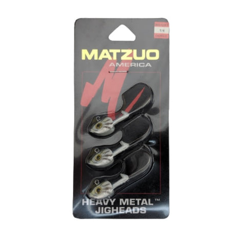 Matzuo MMJ14-STR Marine Boat 1/4 oz. Heavy Metal Jig Head Fishing Lure Lot of 3