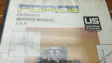 US Marine OB4267A Genuine OEM Force 5 HP Outboard Motor Service Manual - Second Wind Sales