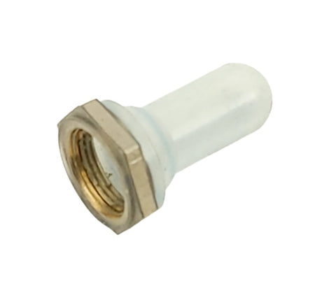 Cole Hersee 81264-03 Clear Silicone Weatherproof Toggle Switch Boot Seal with Brass Nut