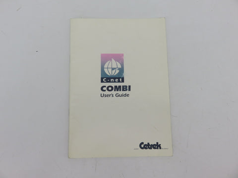 Cetrek C-net COMBI Marine Boat Yacht User’s Guide Manual