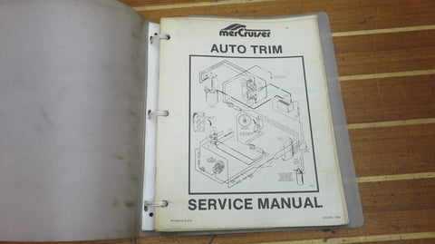MerCruiser SIS-891 SIS-869 Genuine OEM Auto Trim and MR Gear Housing Service Manual - Second Wind Sales