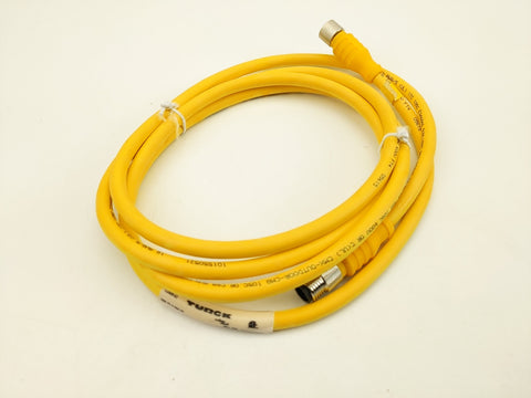 Turck KBE 5T-2-SBE U2490-61 Double Ended Microfast Male to Female 5-Pin Cordset Cable