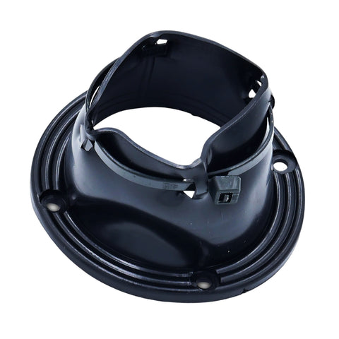 T-H Marine CBK-1-DP Marine 3” Black Vinyl Motor Cable Boot with Reinforcing Ring