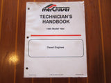 MerCruiser 90-806536950 Genuine OEM Technicians Handbook Engines Service Manual - Second Wind Sales