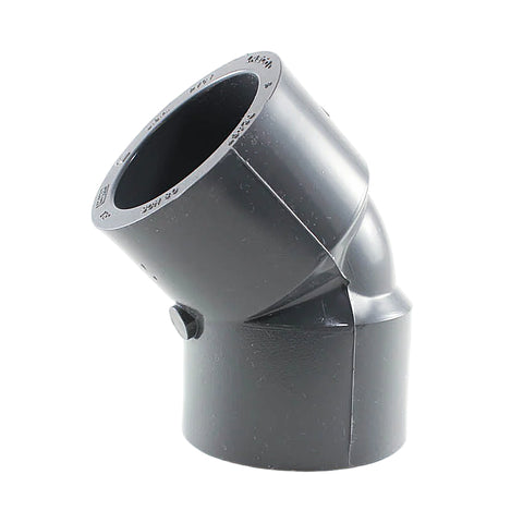 Lasco 9817-012 Gray Schedule 80 1-1/4” Slip CPVC Standard Socket 45° Elbow Fitting