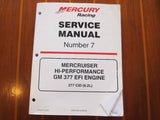 Mercury Racing 90-840500 Number 7 MerCruiser Hi-Performance GM 377 EFI Manual - Second Wind Sales