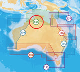 Navionics MSD/8P138XL/ROW Platinum+ SD-Card Electronic Chart Map Northern Australia